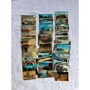 Vintage Postcard Lot 90-100 Postcards 1950-60's & More, Mostly New, States